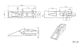 Ząb środkowy - minikoparka uniwersalny E11.4 rysunek