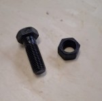 Śruba z nakrętką do zębów KUBOTA mini 