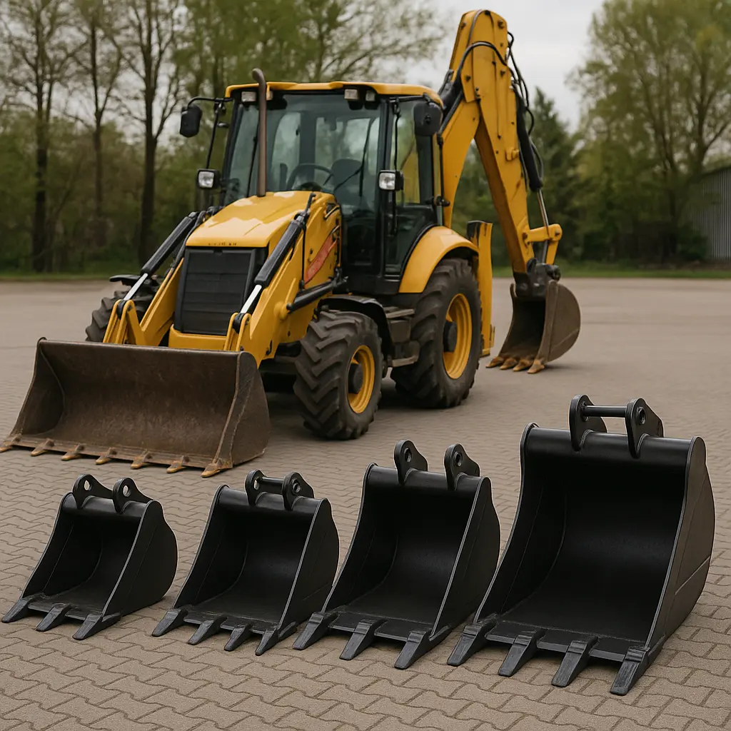Wybór łyżki do koparko-ładowarki — co wziąć pod uwagę